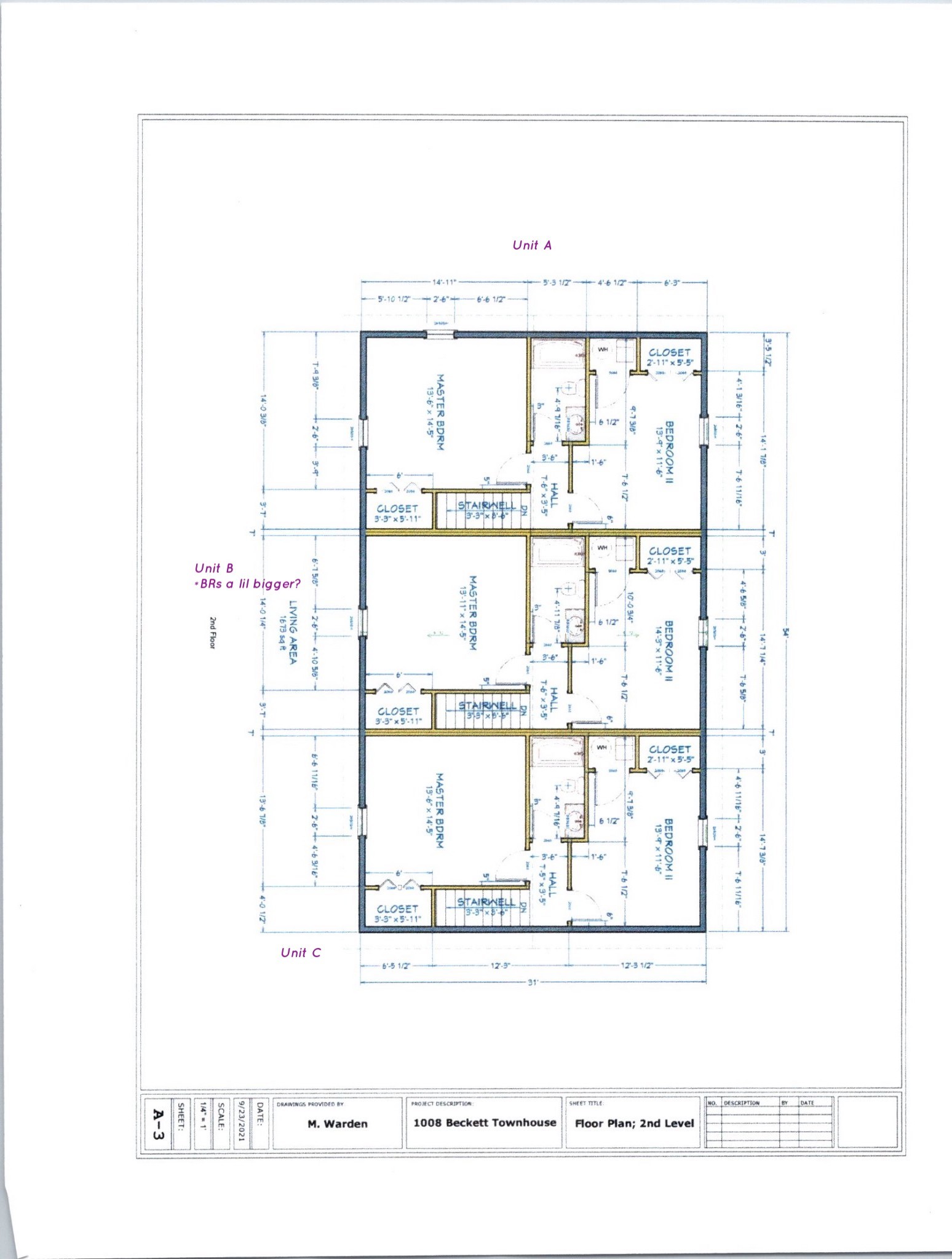 1008 Beckett Street, Unit A Columbia, TN 38401 - Photo 28 of 29 a black and white photo of a room