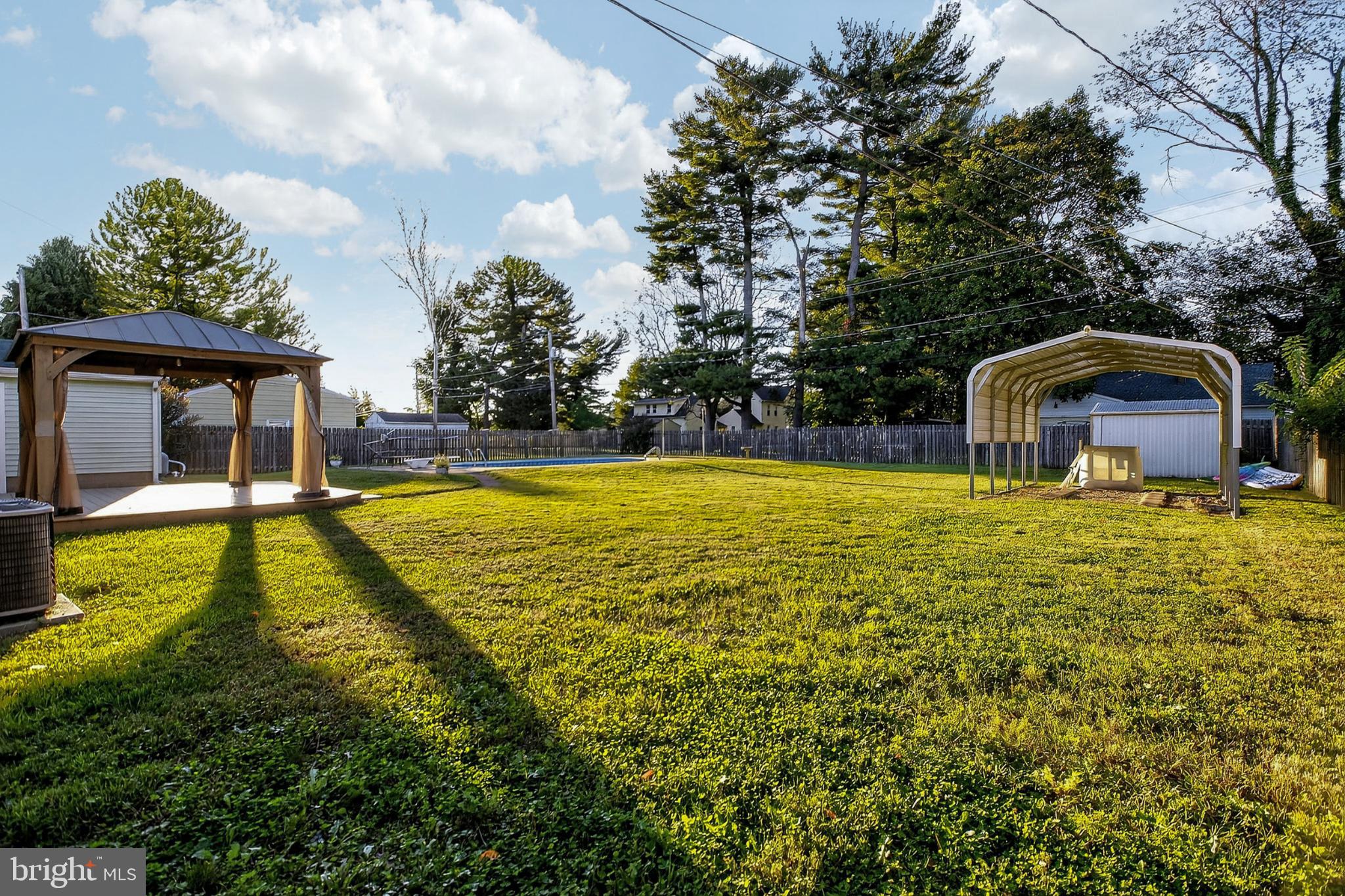 721 South Halsey Road Dover, DE 19901 - Photo 34 of 41 Spacious backyard with serene greenery.