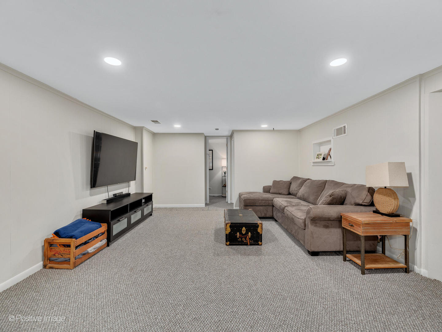 503 Kipling Court Wheaton, IL 60187 - Photo 15 of 27 a living room with furniture and a flat screen tv