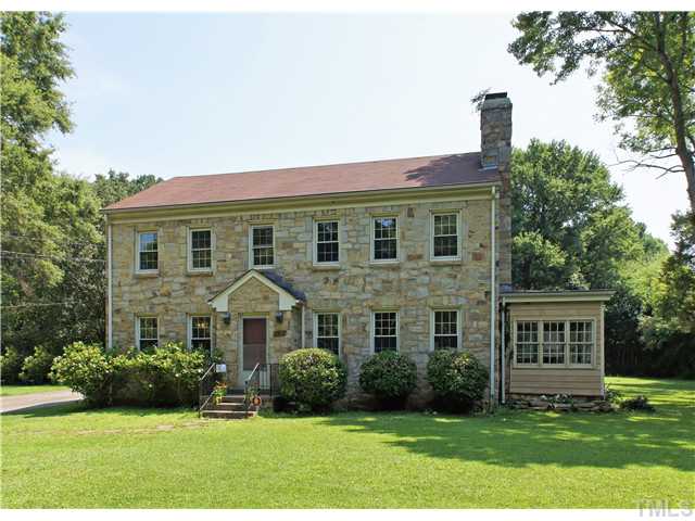 106 North King Charles Road Raleigh, NC 27610 - Photo 1 of 25 This Georgian Revival Style Stone House in Historic Longview Gardens Offers Surburban Living Steps Away From Downtown Raleigh