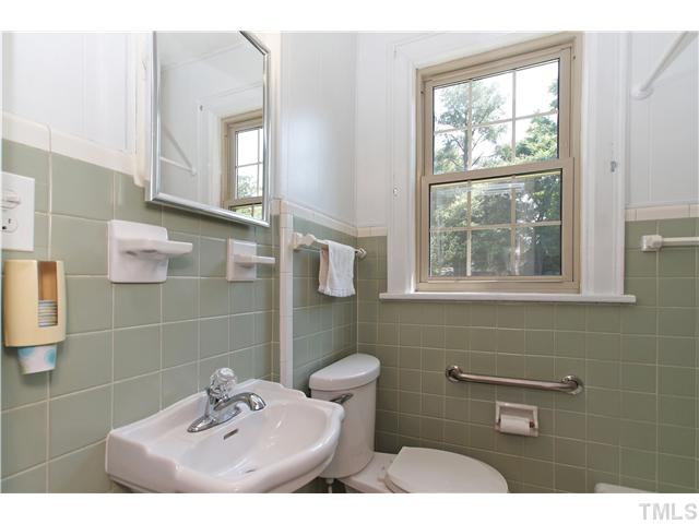 106 North King Charles Road Raleigh, NC 27610 - Photo 13 of 25 The Main Floor Full Bathroom Is Just The Place To Take Care Of All Your Bathroom Needs. The Dixie Cup Dispenser Conveys!