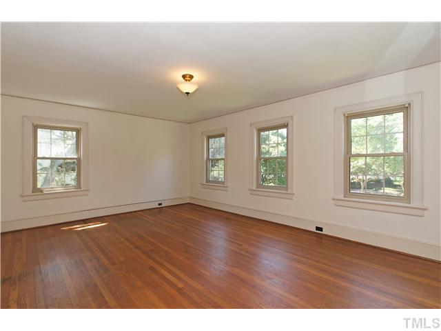 106 North King Charles Road Raleigh, NC 27610 - Photo 15 of 25 Huge Master Bedroom Overlooking The Front Yard. The Mature Trees And Small Park Across The Street Offer Lovely Views Of Nature. Plenty Of Closet Space In This Room.