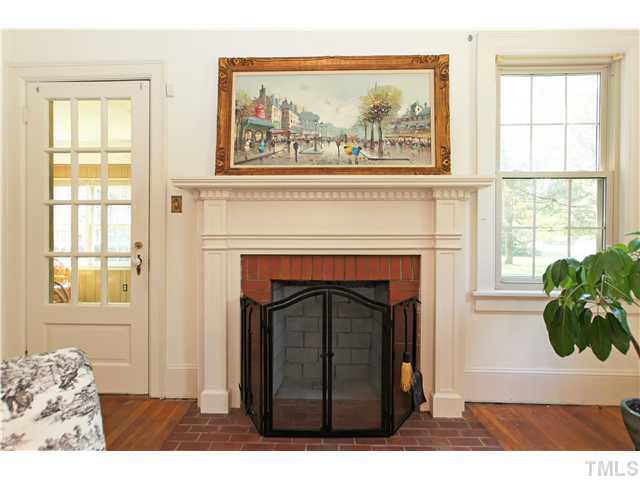 106 North King Charles Road Raleigh, NC 27610 - Photo 5 of 25 Simple Architectural Details Give This Fireplace A Prominent Spot In The Living Room. There Are Electrical Outlets On The Mantel Which Are Great For Lamps.