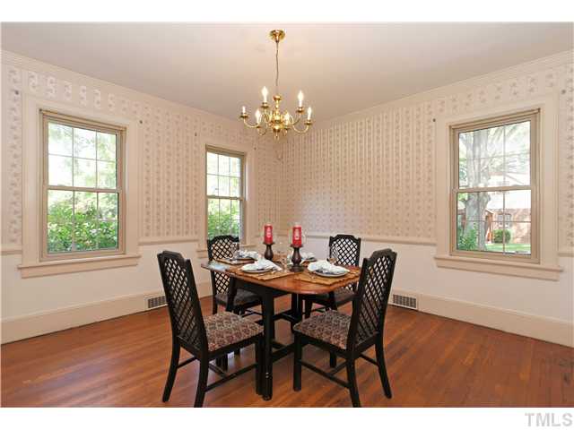 106 North King Charles Road Raleigh, NC 27610 - Photo 8 of 25 Large Dining Room Will Hold A Table That Will Seat As Many As You Can Fit Around It! There Is Also Room For A Sideboard And/ Or China Cabinet!
