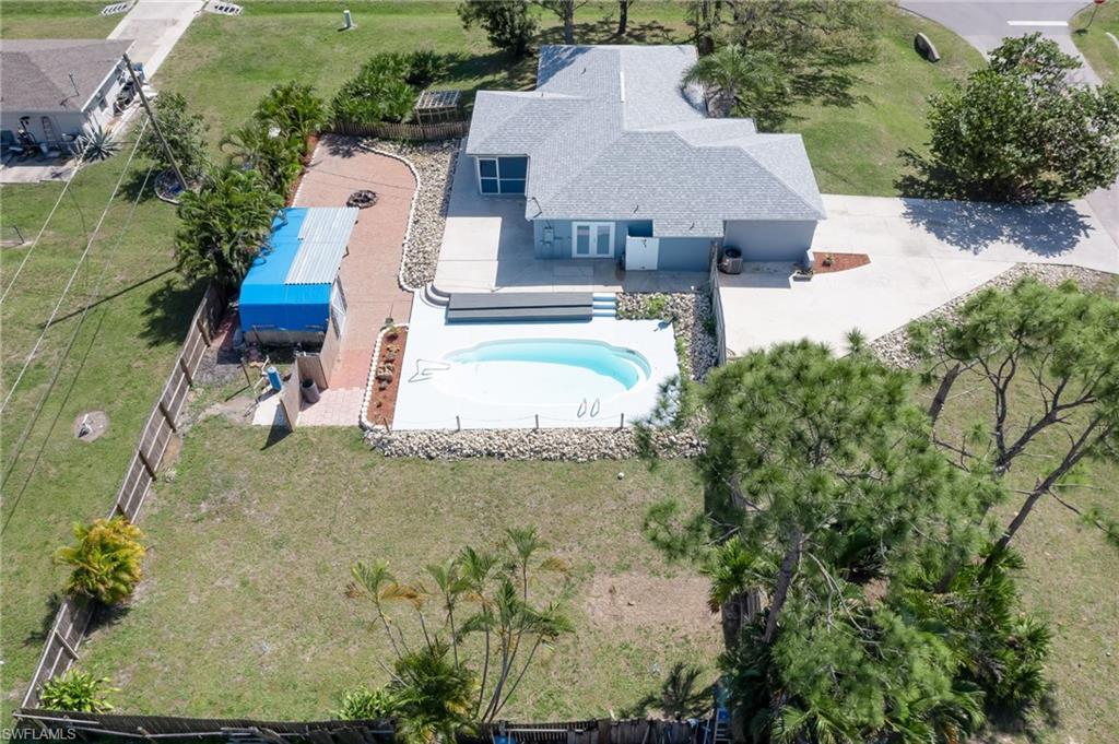 18441 Columbine Road Fort Myers, FL 33967 - Photo 31 of 33 an aerial view of a house with a yard