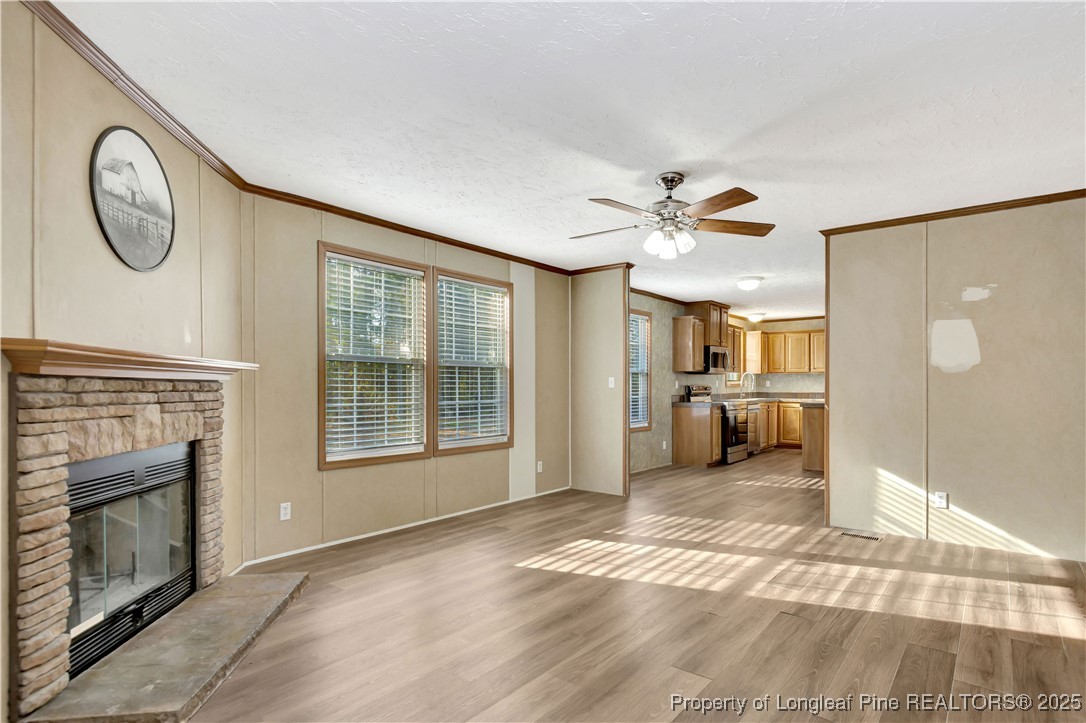 193 Fork Pine Road Lumberton, NC 28358 - Photo 16 of 40 a view of a livingroom with a kitchen