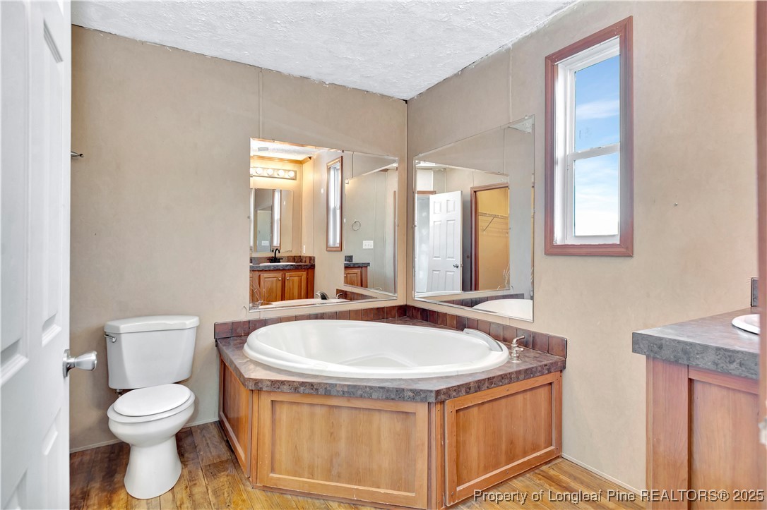 193 Fork Pine Road Lumberton, NC 28358 - Photo 25 of 40 a bathroom with a sink and a toilet