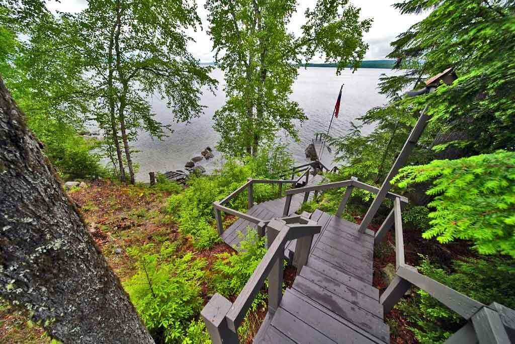 134 Sandy Beach Road Danforth, ME 04424 - Photo 15 of 88 stairway-steps-to-lake