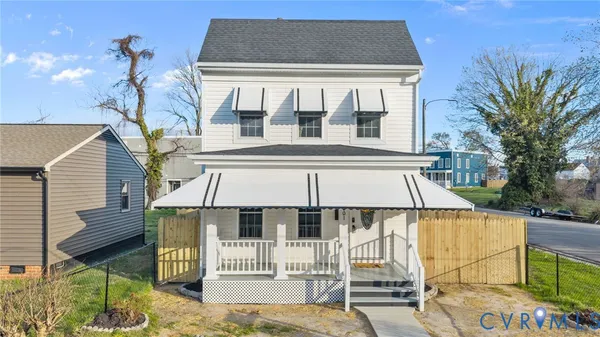 a terrace of a house