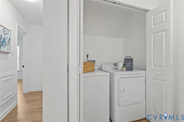 a room with a bed and a table