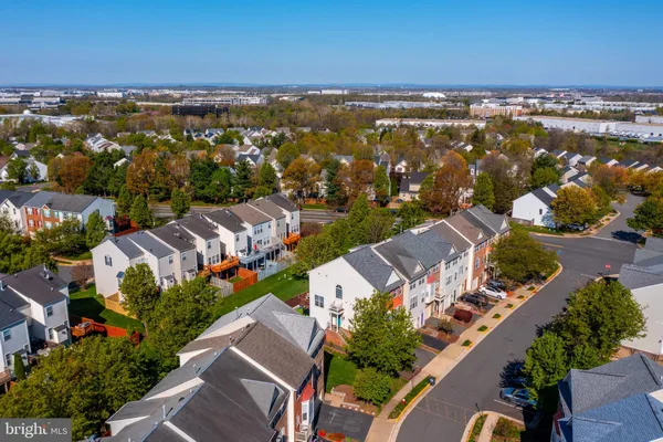 an aerial view of residential building with outdoor space