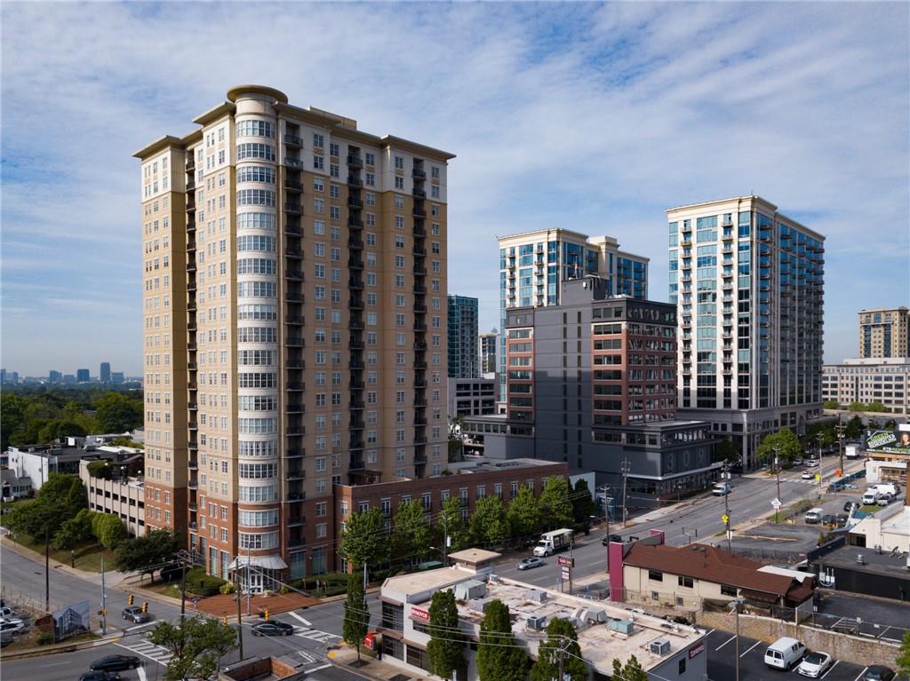 325 East Paces Ferry Road Northeast, Unit 1701 Atlanta, GA 30305 - Photo 38 of 46 a view of a city with tall buildings