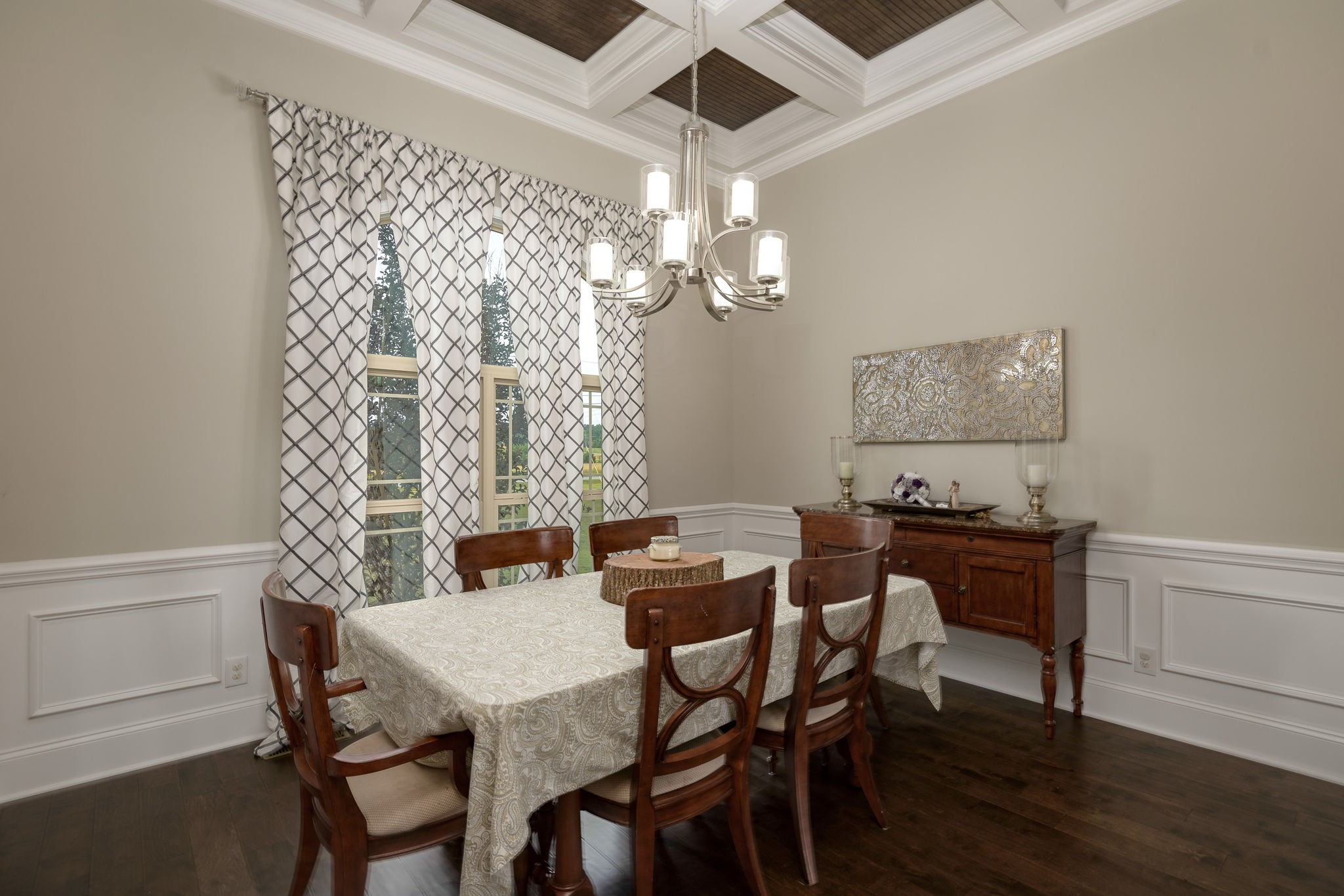 2251 Bluebird Road Lebanon, TN 37087 - Photo 9 of 62 a view of a dining room with furniture wooden floor and chandelier