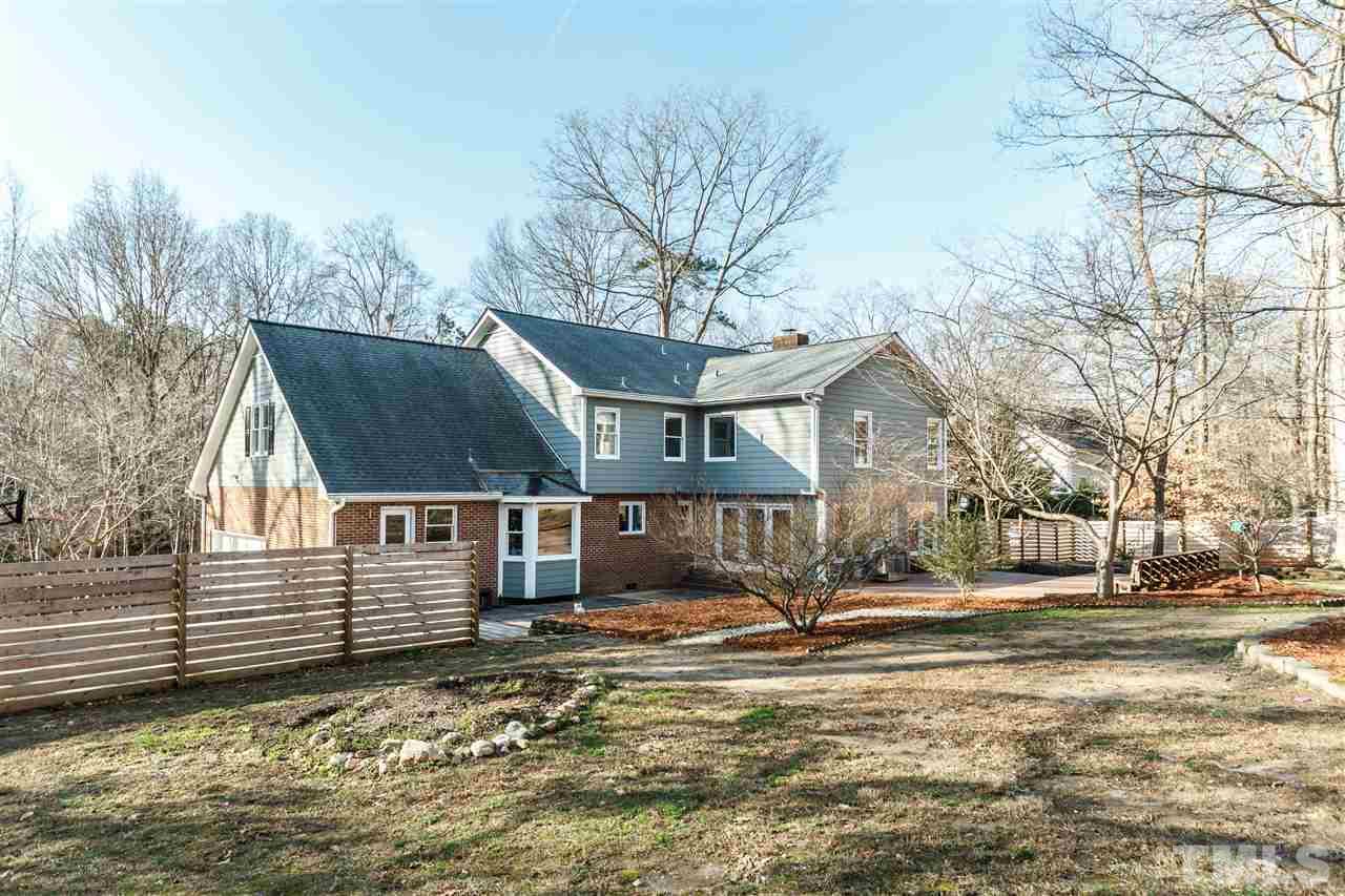 3412 1st Place Raleigh, NC 27613 - Photo 24 of 25 What a beautiful back exterior. Attractive fence.