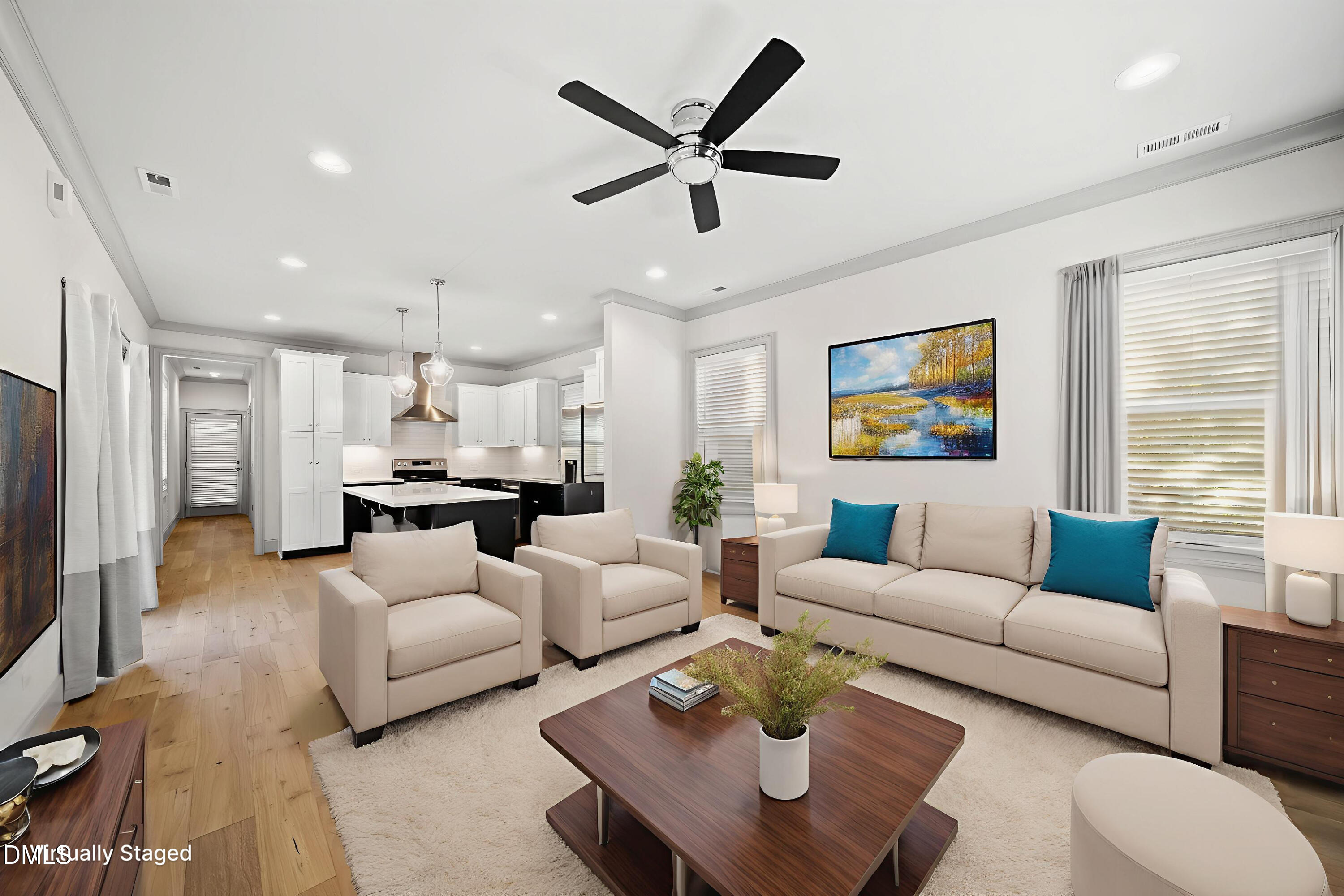 1501 Beauty Avenue Raleigh, NC 27610 - Photo 4 of 30 a living room with furniture kitchen view and a window