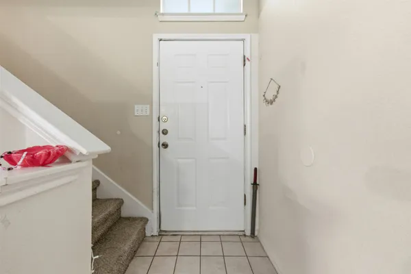 a room with a storage and utility