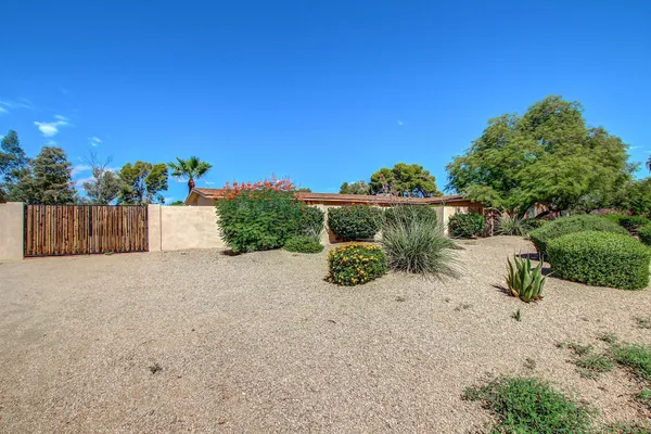 a view of a house with a outdoor space