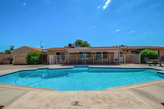 a view of a volley ball court