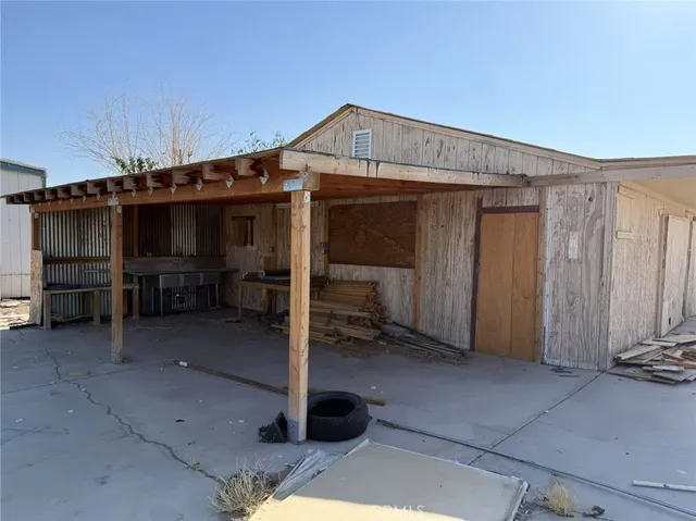 a view of a car garage