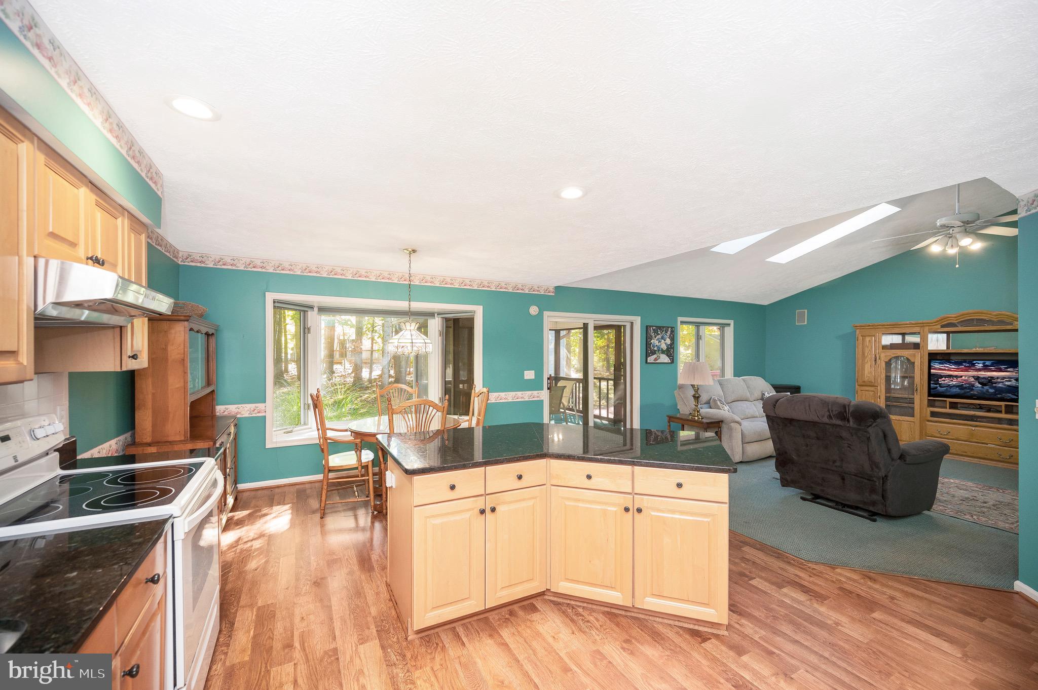 221 Washington Street Locust Grove, VA 22508 - Photo 14 of 48 a large living room with stainless steel appliances granite countertop a couch and a large window