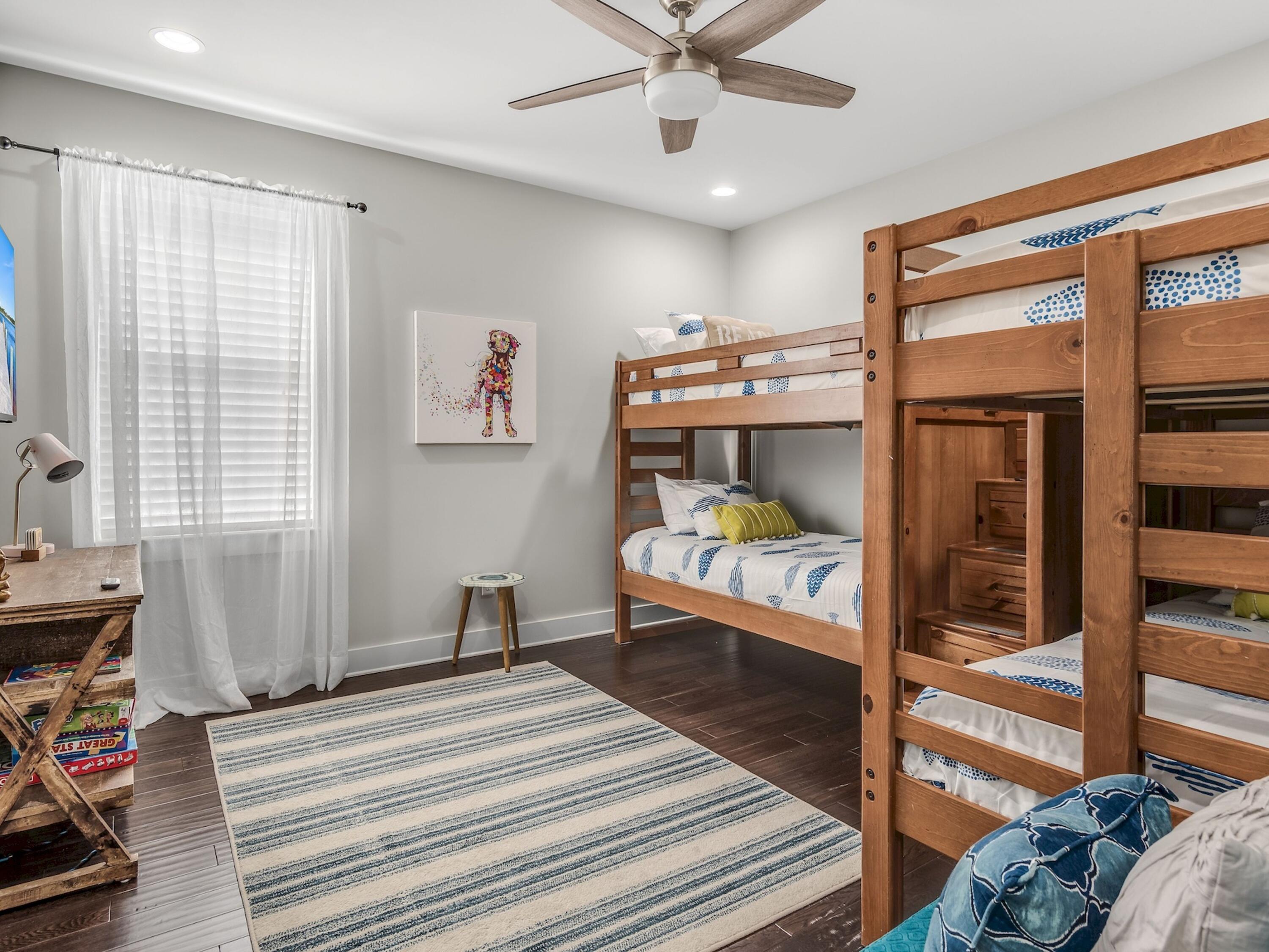77 Snapper Street Santa Rosa Beach, FL 32459 - Photo 27 of 54 a bedroom with a bed and a window