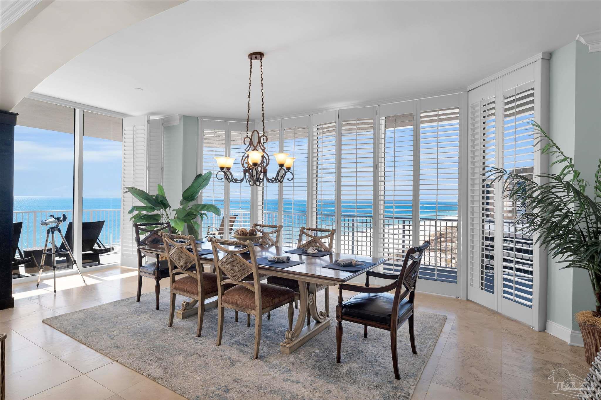 17361 Perdido Key Drive, Unit 1002W Perdido Key, FL 32507 - Photo 3 of 64 a view of a livingroom with furniture and floor to ceiling window