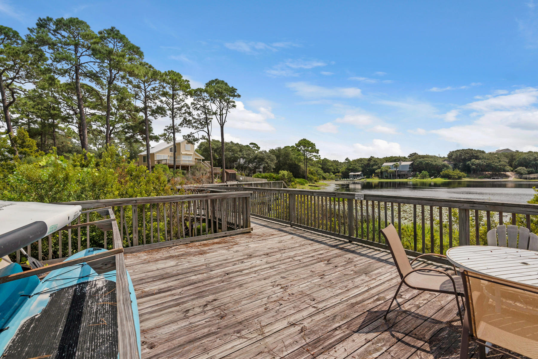 Lot 10 Loon Lake Drive Santa Rosa Beach, FL 32459 - Photo 17 of 49 a balcony with wooden floor and fence