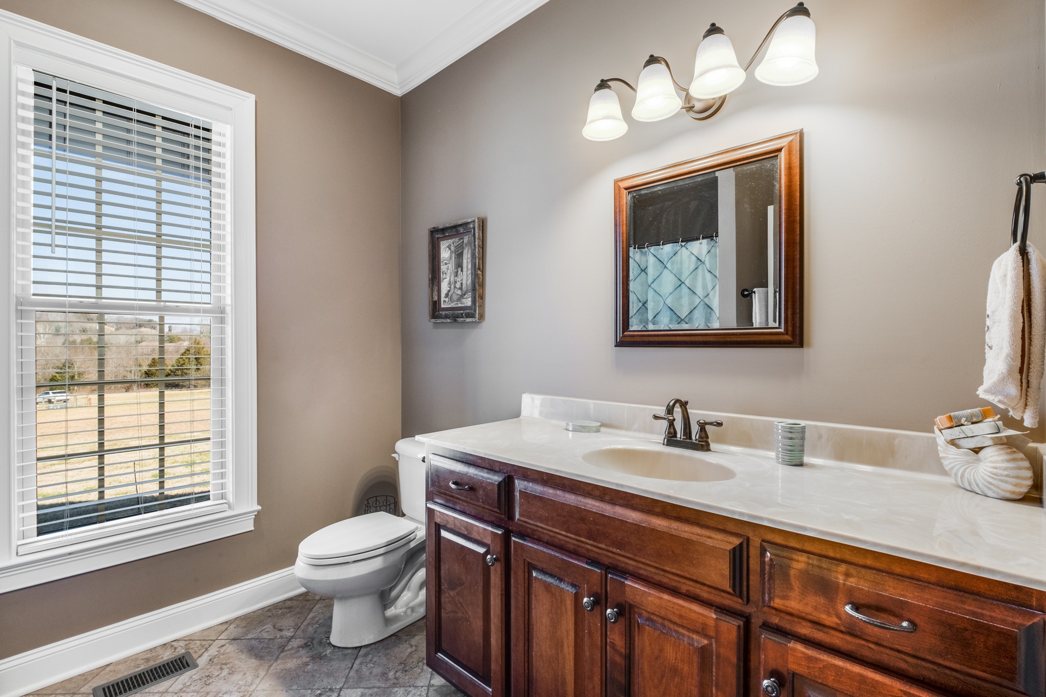 698 Dillon Road Lascassas, TN 37085 - Photo 23 of 53 a bathroom with a toilet sink and mirror