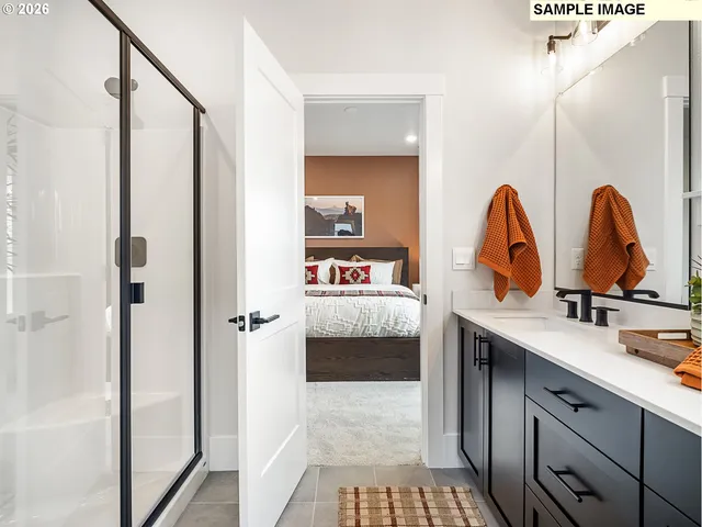 a view of a room with an empty space