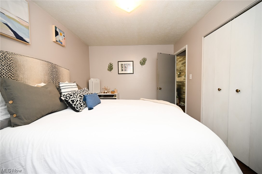 5651 Broadview Road, Unit C9 Cleveland, OH 44134 - Photo 12 of 29 Bedroom with a closet and a textured ceiling