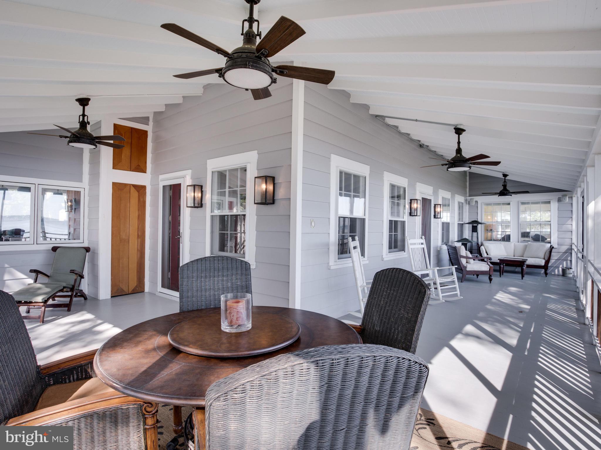4737 Oak Road Shady Side, MD 20764 - Photo 23 of 30 Huge screened in porch with designer lighting