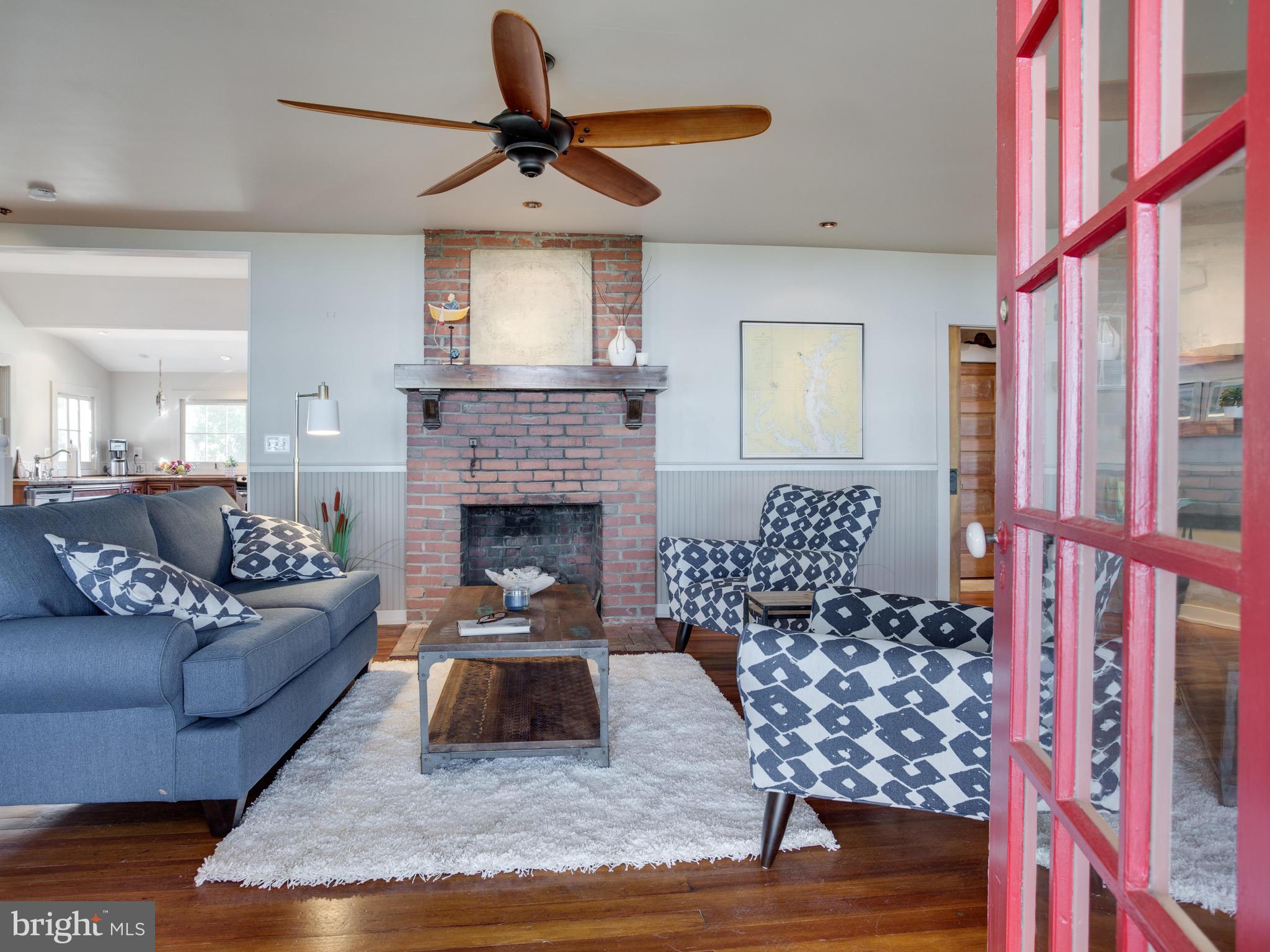 4737 Oak Road Shady Side, MD 20764 - Photo 9 of 30 Family Room w/wood burning fireplace