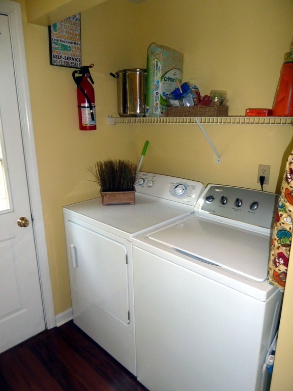 80 Edgewater Road Mashpee, MA 02649 - Photo 17 of 19 a utility room with dryer and washer