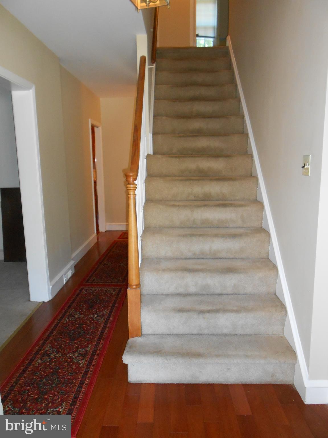 Center entrance hallway