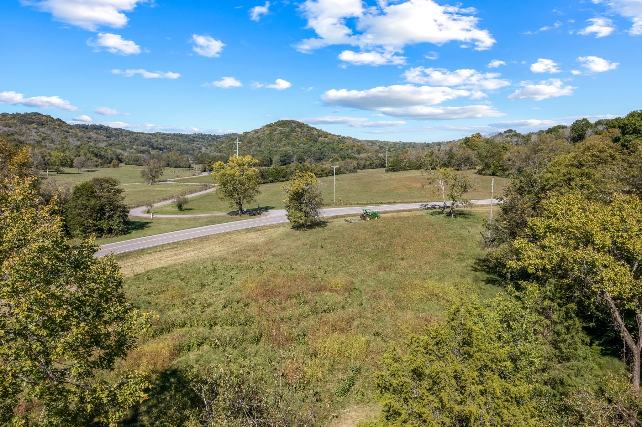 0 Osburn Road Arrington, TN 37014 - Photo 3 of 4 a view of a town with mountains in the background