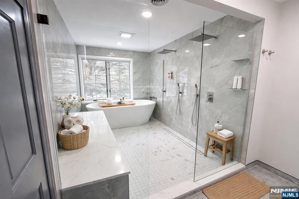 850 Ridgewood Avenue Oradell, NJ 07649 - Photo 41 of 48 a bathroom with a sink toilet and shower