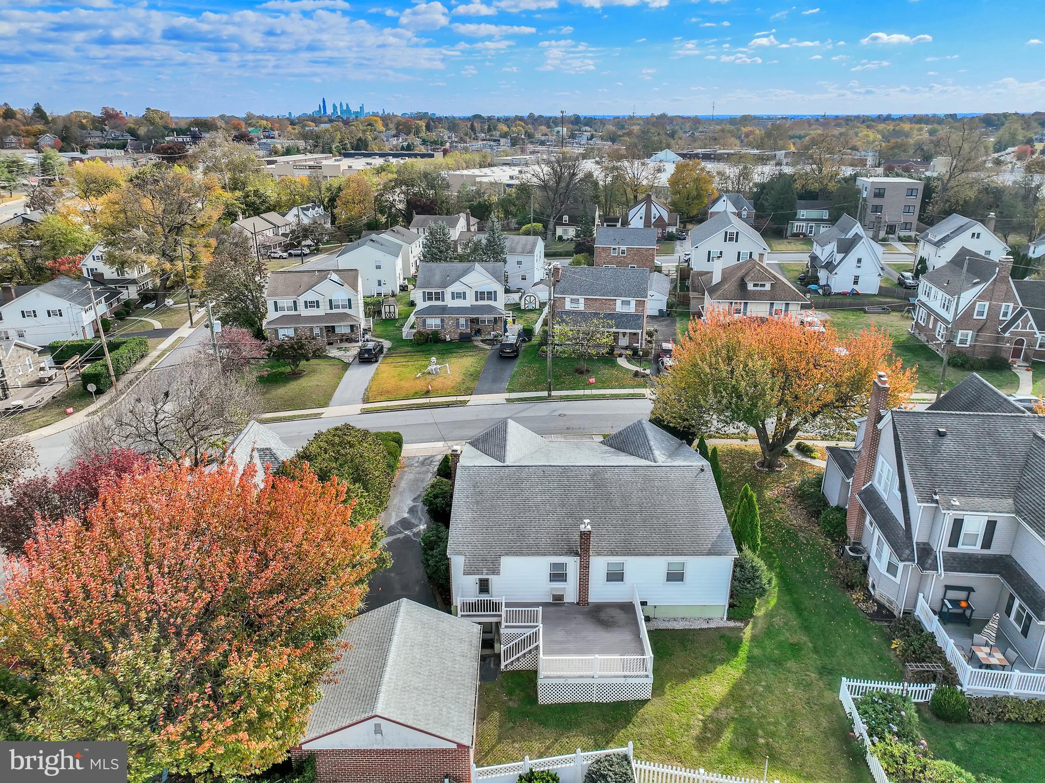 104 Gilmore Road Havertown, PA 19083 - Photo 45 of 47 an aerial view of a house with outdoor space