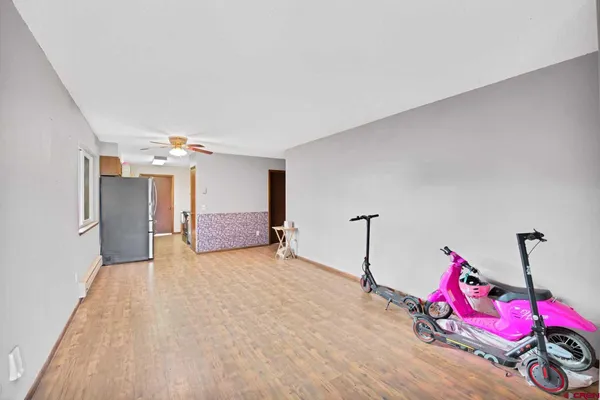 a view of a room with toys