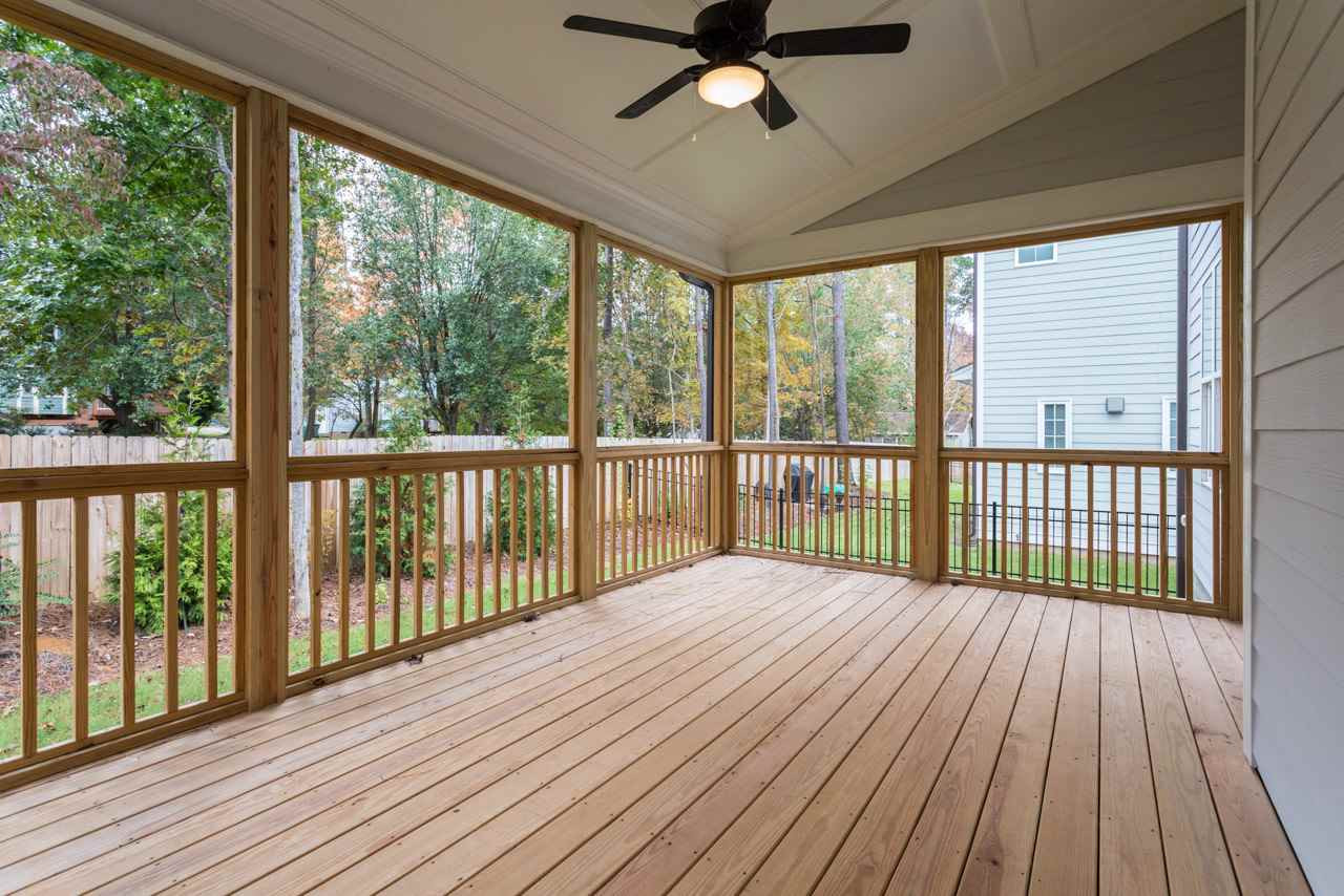 4612 Pleasant Pointe Way Raleigh, NC 27613 - Photo 23 of 25 Screen porch being installed