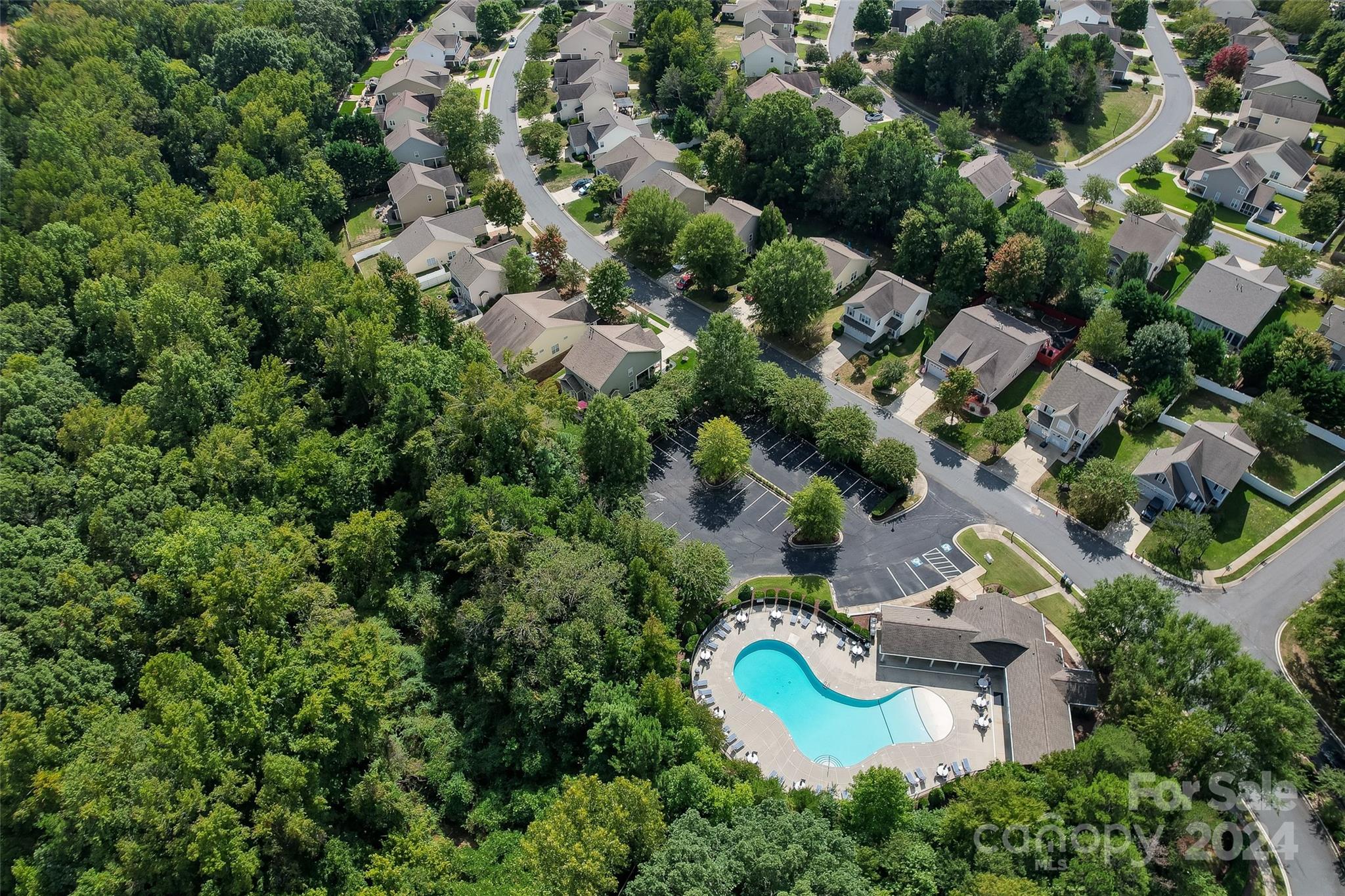 296 Sand Paver Way Fort Mill, SC 29708 - Photo 38 of 41 an aerial view of residential house with outdoor space and swimming pool