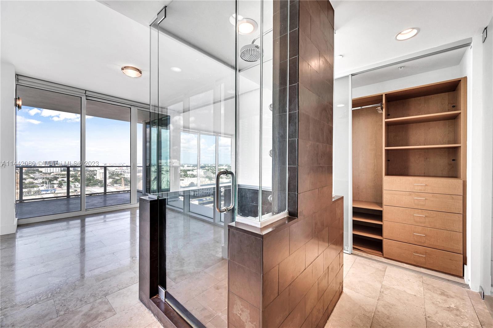 1040 Biscayne Boulevard, Unit 2107 Miami, FL 33132 - Photo 18 of 50 a view of a living room and window