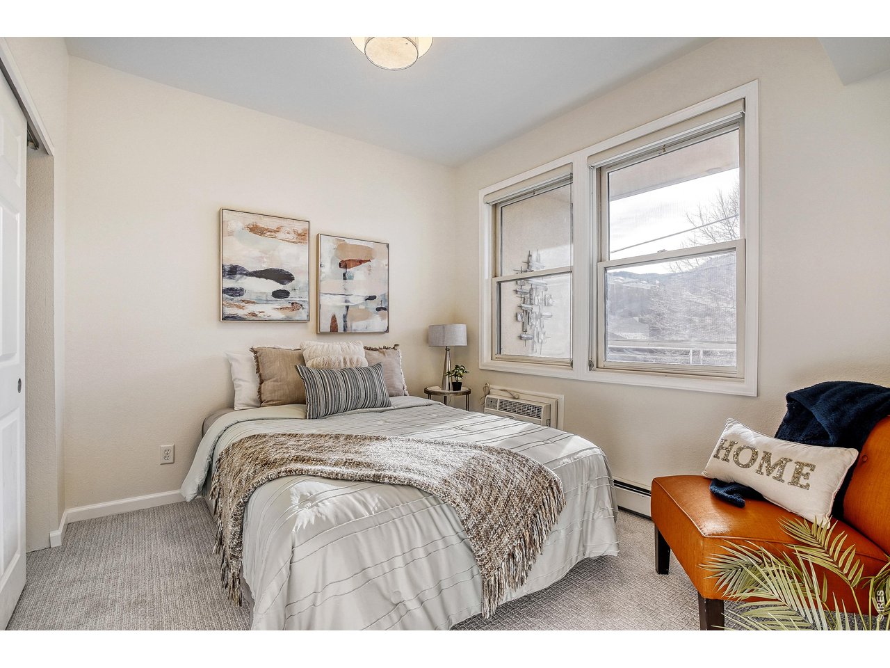 1715 15th Street, Unit 4 Boulder, CO 80302 - Photo 15 of 24 2nd bedroom with westerly views and new carpet