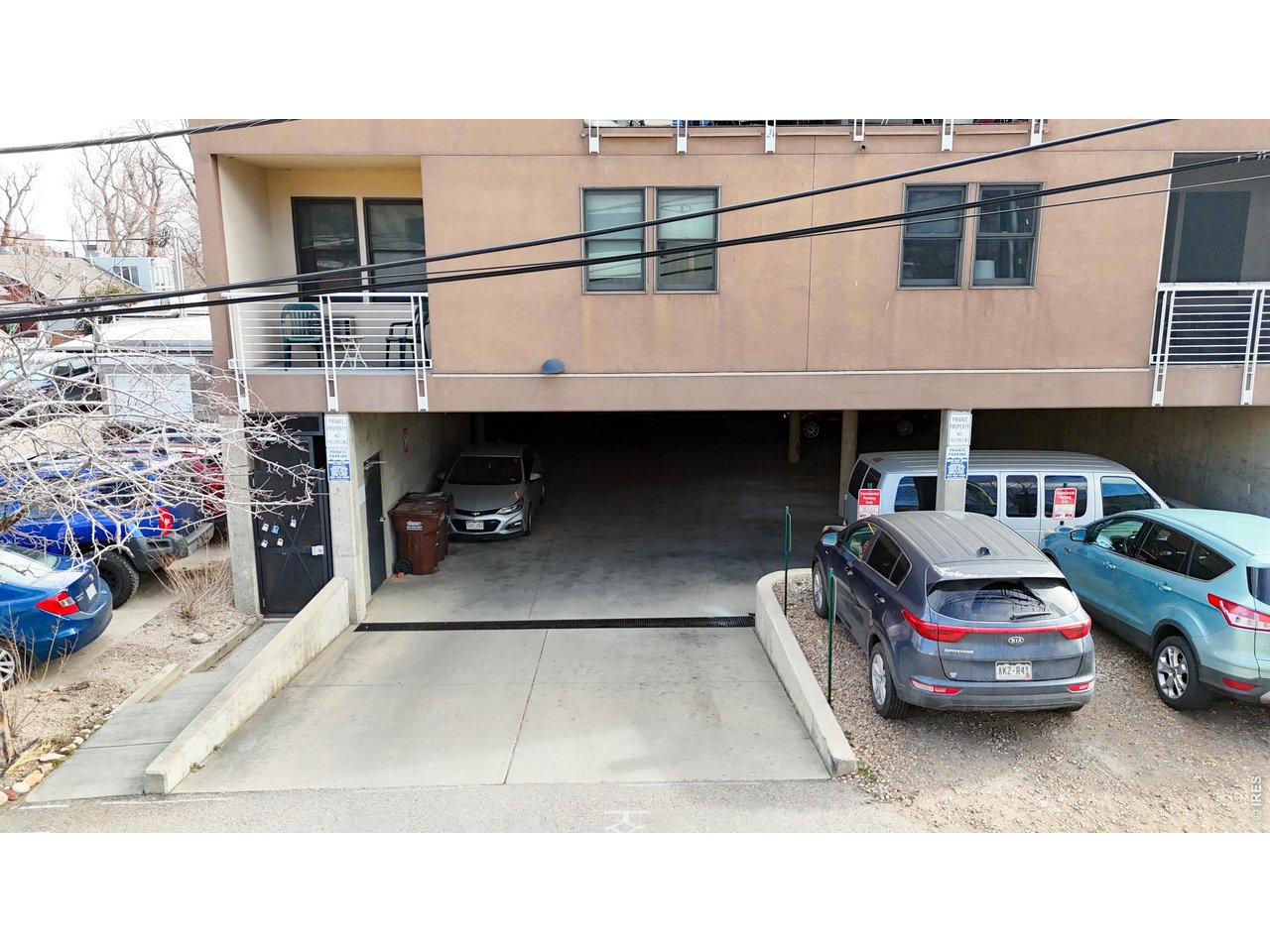 1715 15th Street, Unit 4 Boulder, CO 80302 - Photo 19 of 24 Aerial view of reserved underground parking