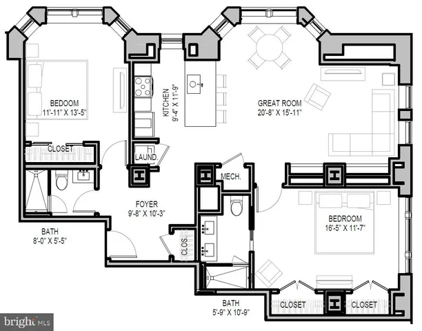 a view of a book shop on a wall