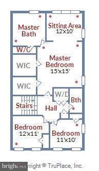 2526 Ralph Ellison Way Northeast Washington, DC 20018 - Photo 29 of 30 Upper level floor plan