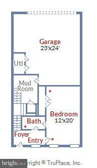 2526 Ralph Ellison Way Northeast Washington, DC 20018 - Photo 30 of 30 Entry level floor plan
