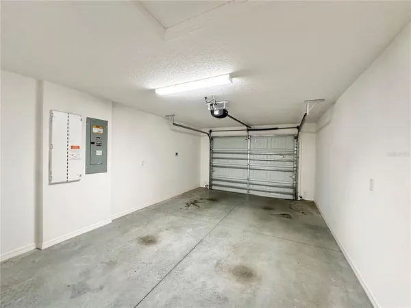 a view of a room with an empty space