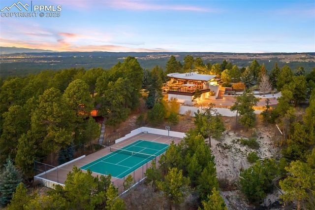 a view of a city with ocean view