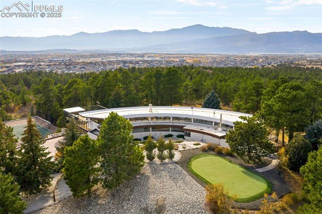 a view of a city with mountain view