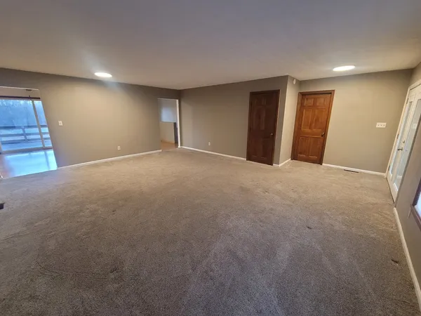 a view of empty room